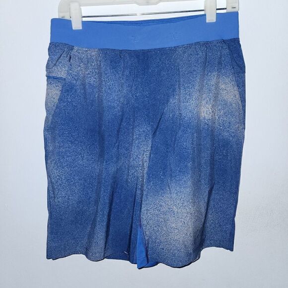 Lululemon M  Men's T.H.E. Linerless 9" Shorts Blue With Pockets Casual Gym - Picture 1 of 7